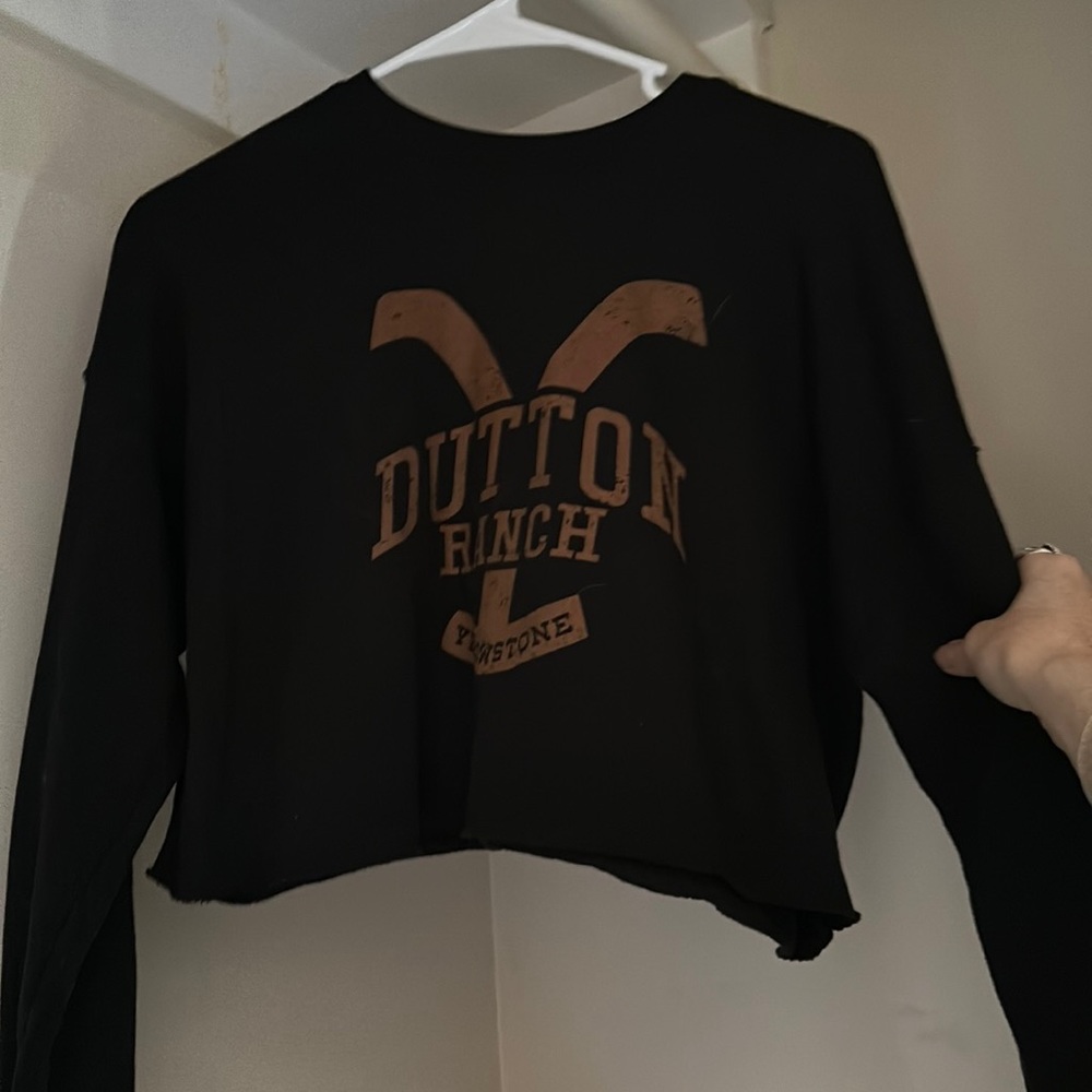Yellowstone crop sweatshirt